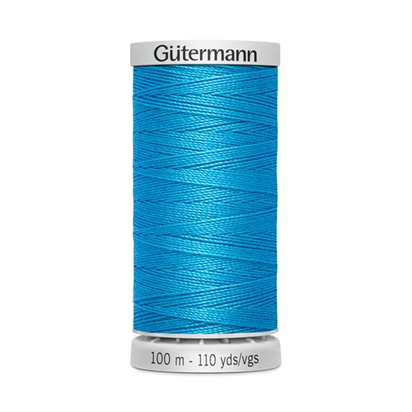 Нитки суперкрепкие Gutermann Extra Strong M782, 100м, 197 лазурно-голубой, 5 катушек