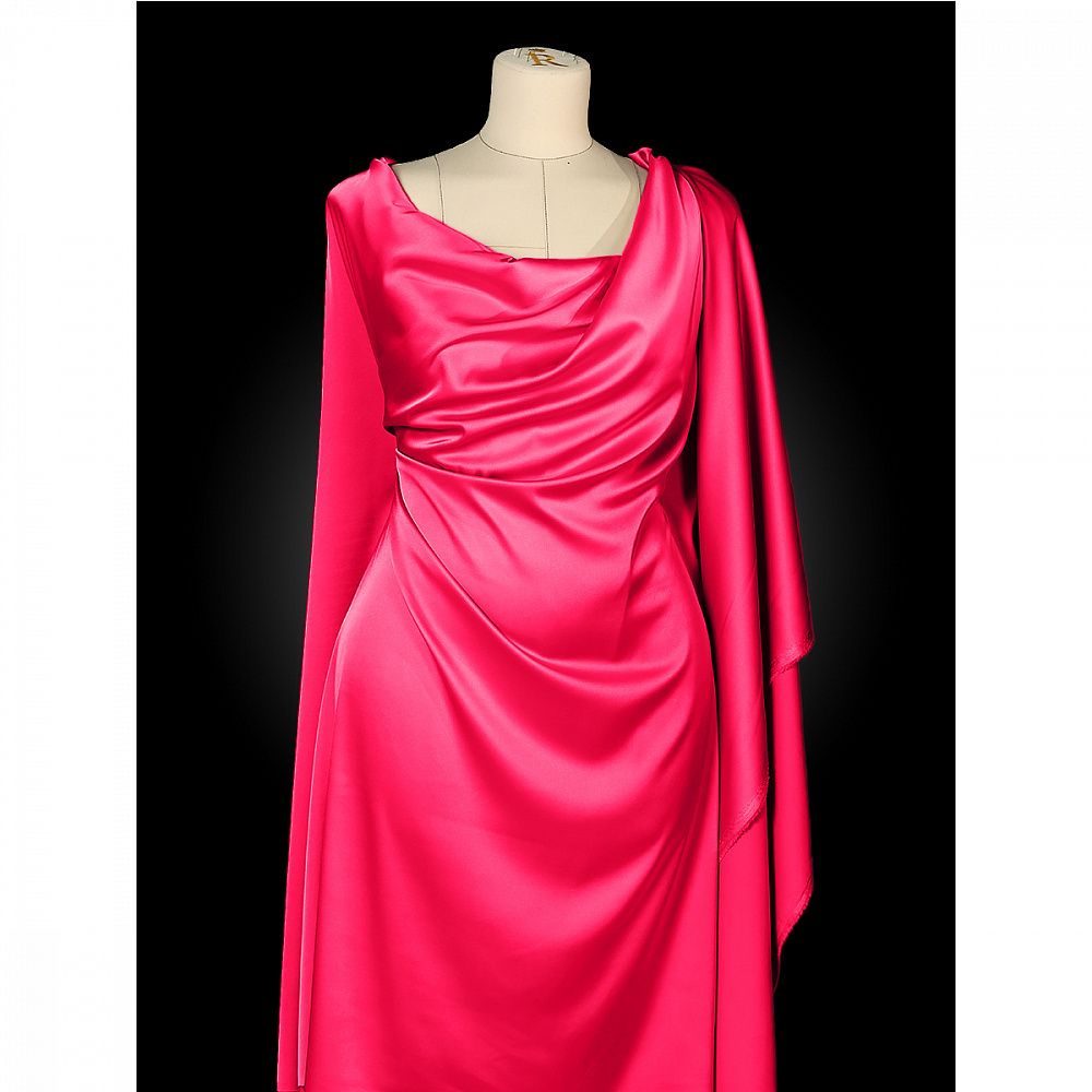 Шелк Армани 90 г/м², 150 см / 25 метров, TBYArm-152, цв.152 розовый