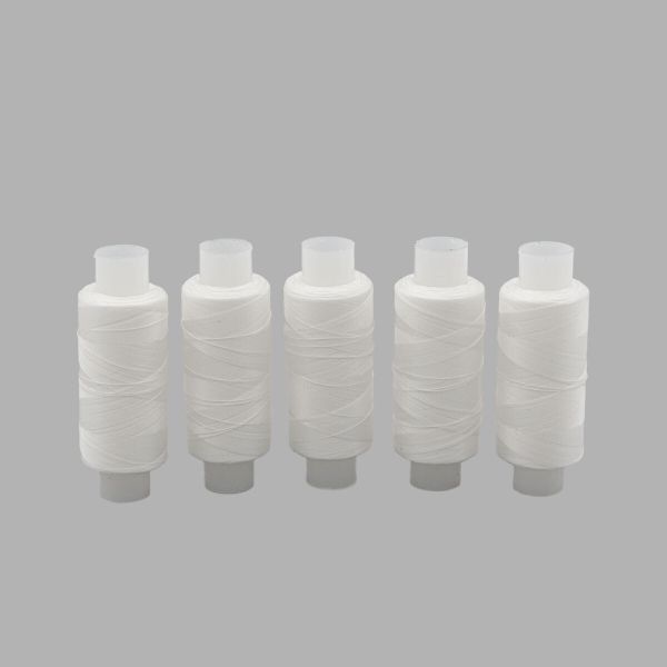 Нитки капроновые 30К/200м (белые) 5 штук