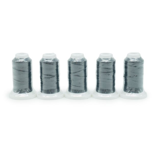 Нитки филаментные 420D/3, 137 м, Астра, 6127 серый