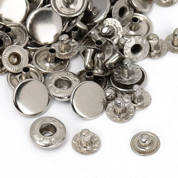 Кнопка Альфа (S-образная) ⌀12.5 мм, ≈720 шт, СТАЛЬ, никель, TBY