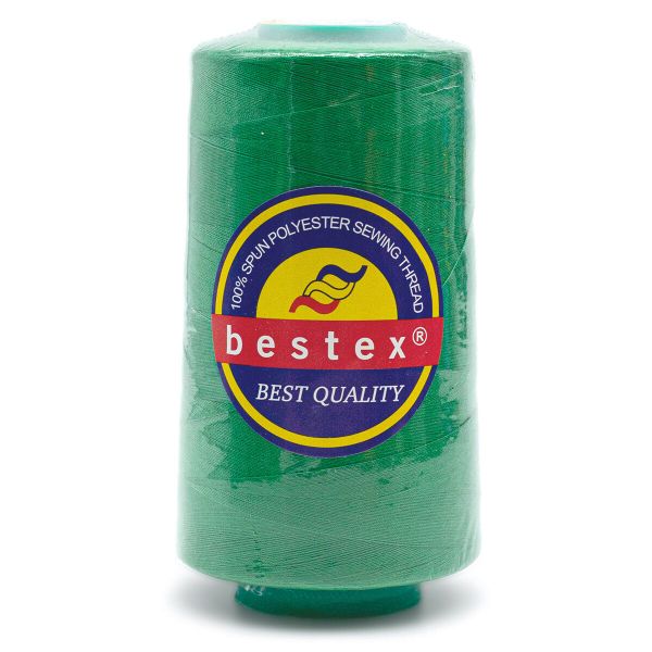 Нитки универсальные Bestex 50/2, 4570 м (5000 ярд) / 1 кат., 136 малахитовый зеленый