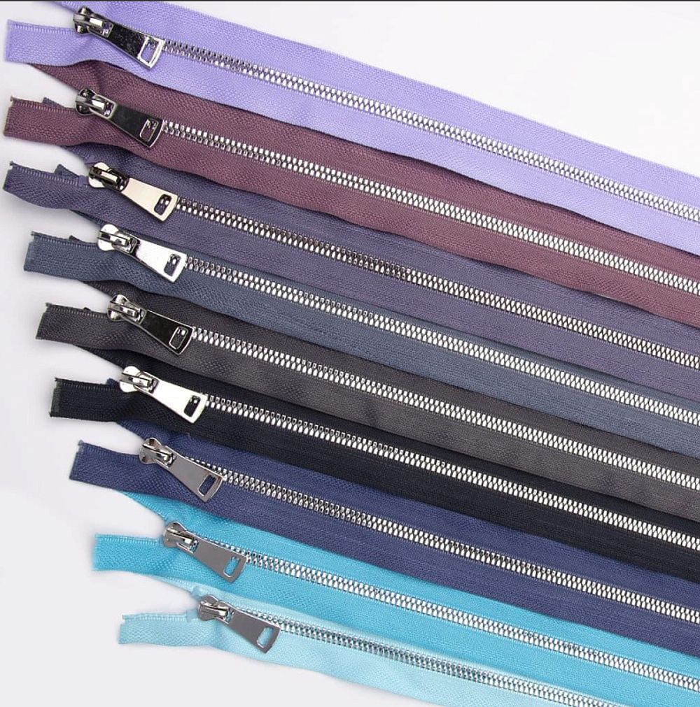 Молния трактор Т5 (5 мм) 2 зам., разъем., 110 см, никель D206 розовато лиловый уп.1шт, TBY