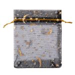 Подарочный мешочек 9х12 см, 10 шт, 04 черный, Stilerra BAGO-2D