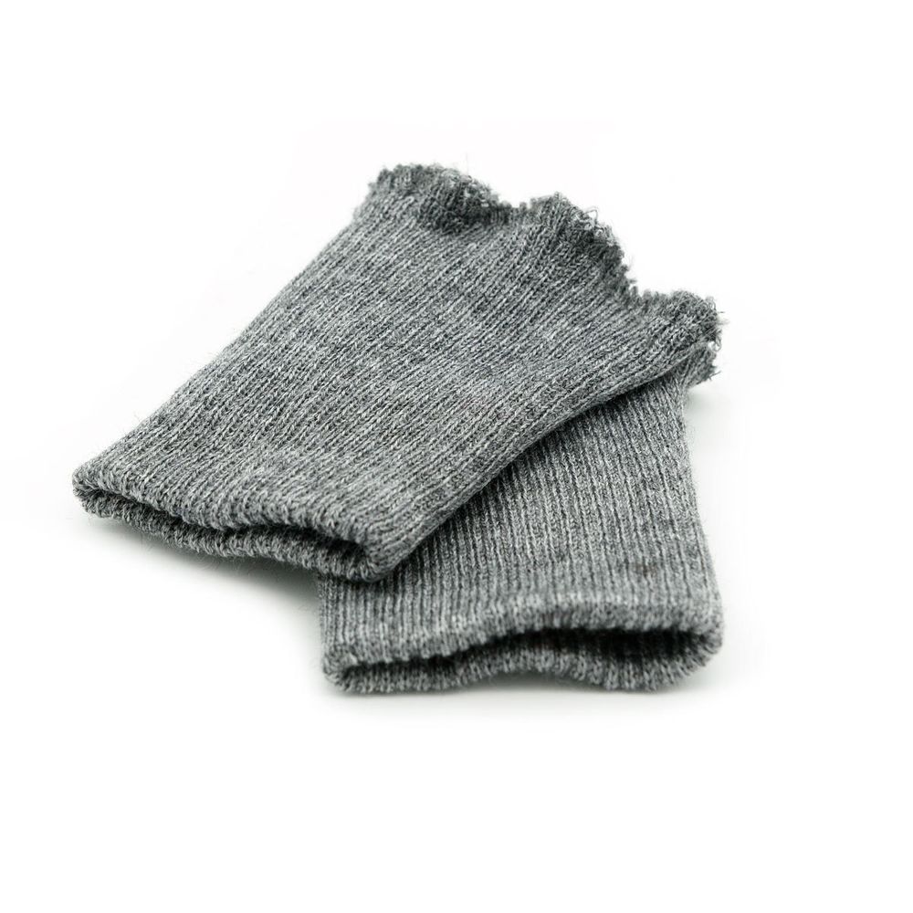 Манжеты трикотажные 6.5х9.5 см, 1 пара, тонкие, 161/м св.маренго