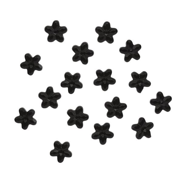 Кабошоны для скрапбукинга Звезды, 10мм, 16 шт, черный, Dress it up, 5427