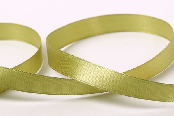 Лента атласная 1-сторонняя 12.0 мм / 33±2 метра, 087 зел.-хаки, Gamma