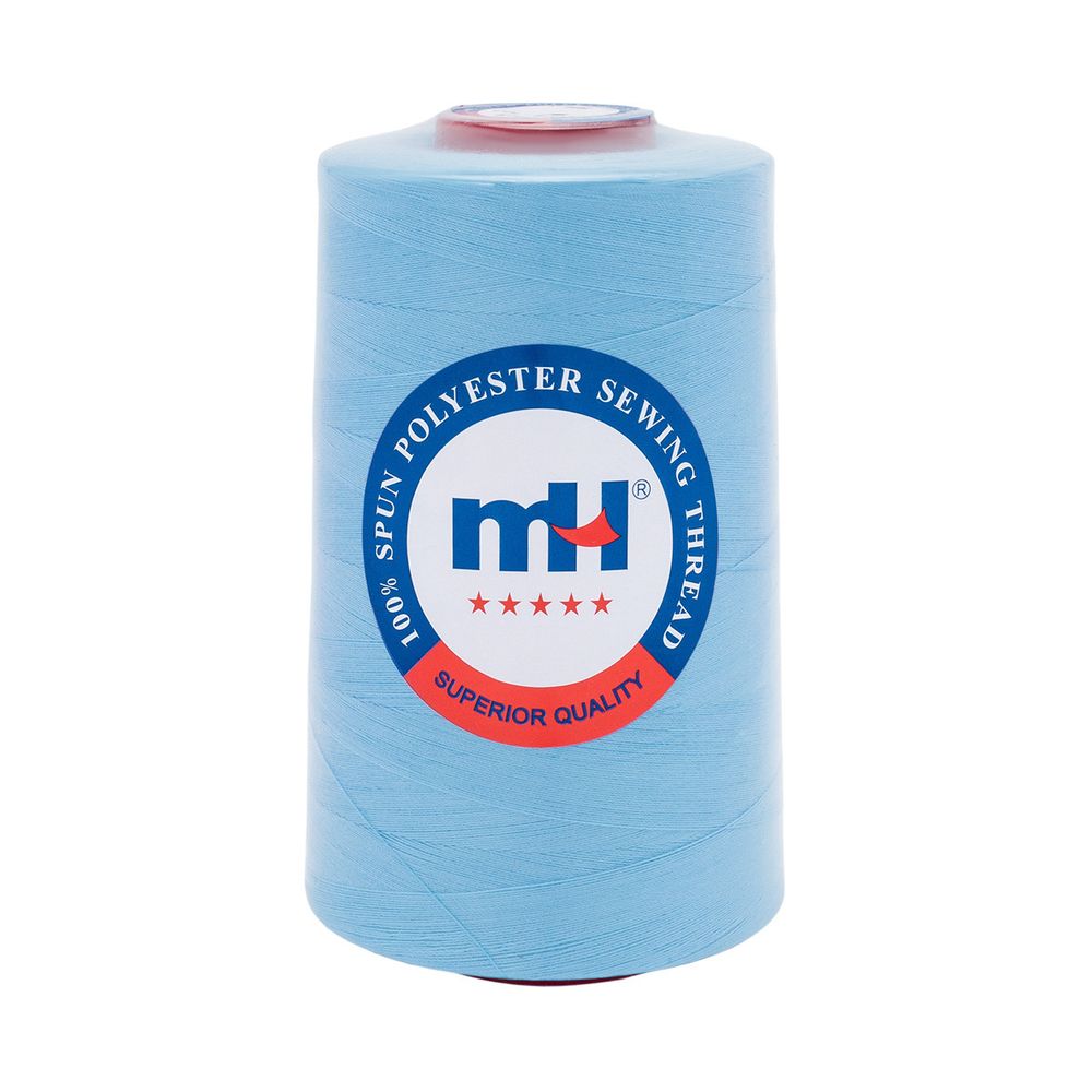 Нитки швейные Euron mH 40/2, 5000 ярд, 1280 голубой, 1 катушка