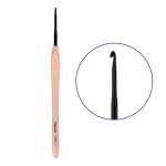 Крючок для вязания с прорезиненной ручкой ⌀2.5 мм, 16 см, алюминий, Gamma RH-BL