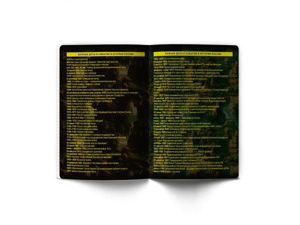 Тетрадь со справочным материалом Эволюция, глянцевая ламинация, A5+ 48 л. на скобе 65 г/м², белизна 100%, 10 шт, клетка, 00880 История, Светоч 48Т5