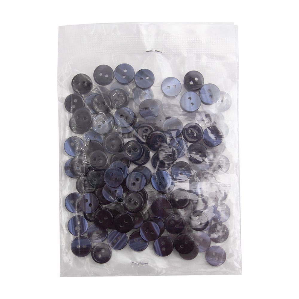 Пуговицы 2 прокола 18L (col.101 т.синий), CX-K-25, 144 шт