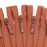 Молния спираль (витая) Arta Т5 (5 мм) 1 зам., разъем., 70 см, цв. 856 св.коричневый, уп.5 шт