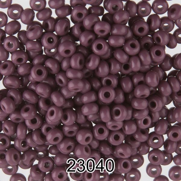 Бисер Preciosa 10/0 (2.3 мм), 500 г, 23040(Ф168) т.лиловый