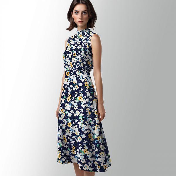 Штапель 90 г/м², 145 см / 2 метра, TBY Vi-E1756-3 цв.E1756-3