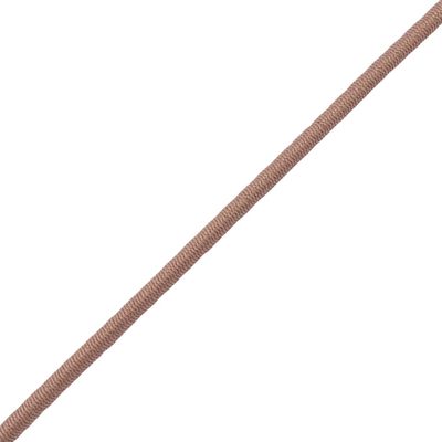 Шнур эластичный ⌀2.0 мм / 30 метров, 2.4 г/м, эластичность 110%, бежевый, С838