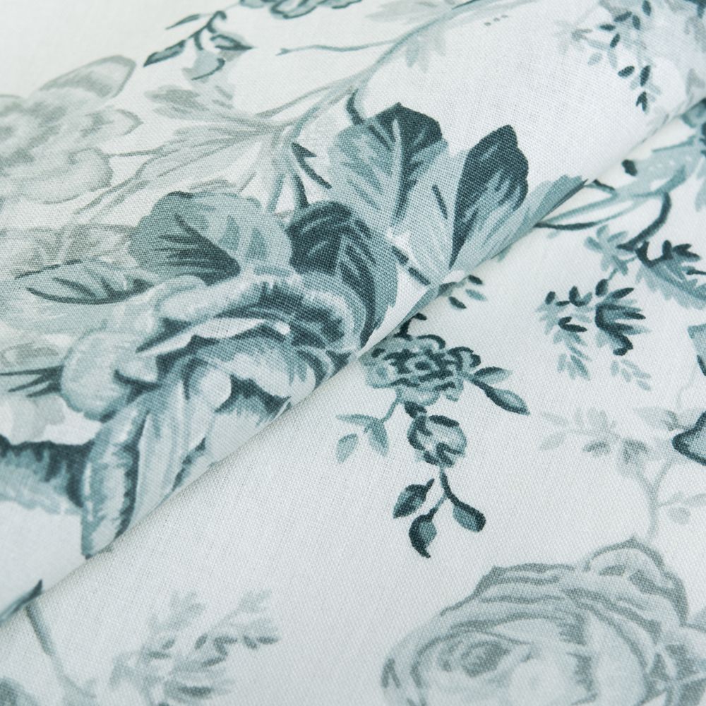 Ранфорс Розы моно 130 г/м², шир.240 см, в нарезке, цв. мята, 10 метров /TOS/