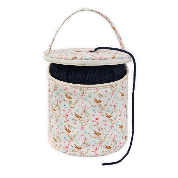 Футляр для пряжи полиэстер 14 см, 02 райские птицы, Gamma OGS-01