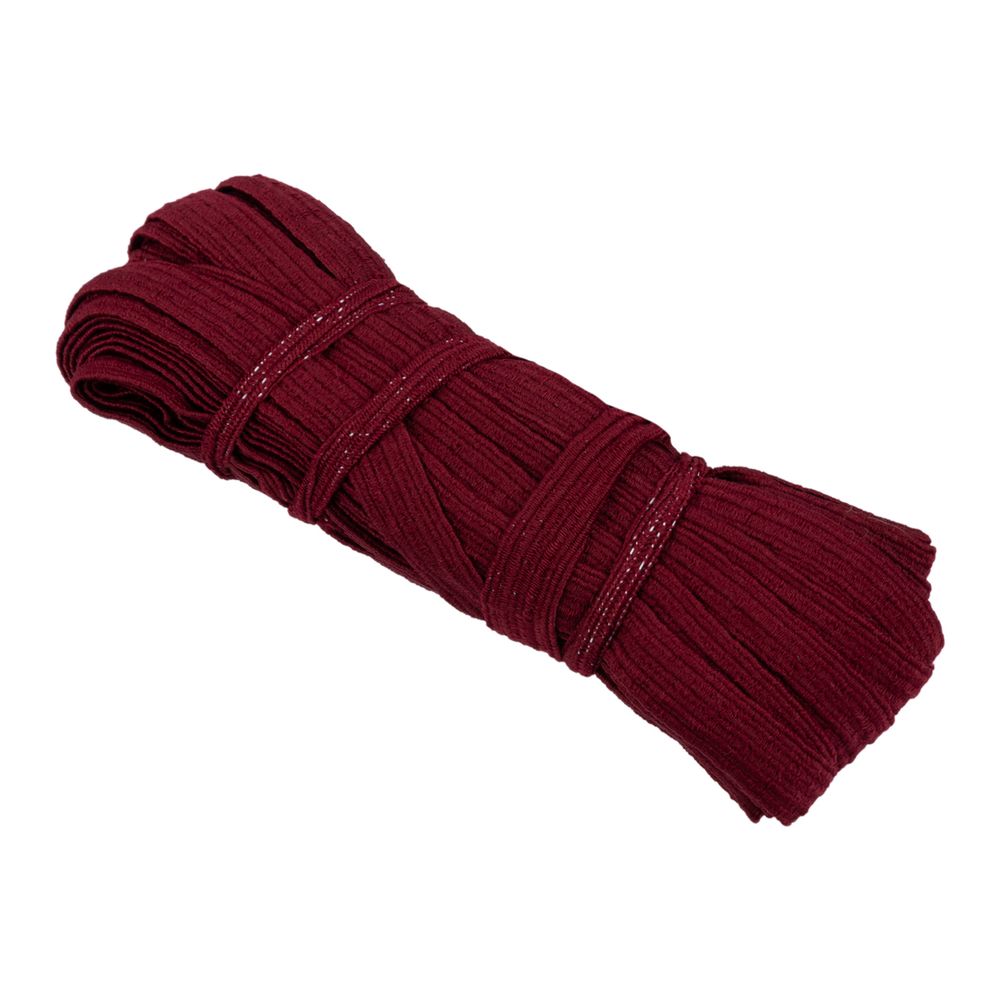 Резинка бельевая (стандартная) 10.0 мм, / 15х10 м плетеная, бордовый/ bordo, Gamma С 3337