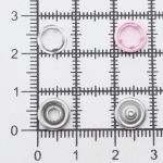 Кнопка рубашечная (джерси) закрытая ⌀7.8 мм, ≈1440 шт, МЕТАЛЛ, эмаль, 133 розовый, NEW STAR