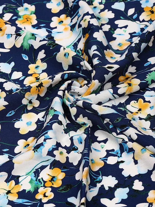 Штапель 90 г/м², 145 см / 2 метра, TBY Vi-E1756-3 цв.E1756-3