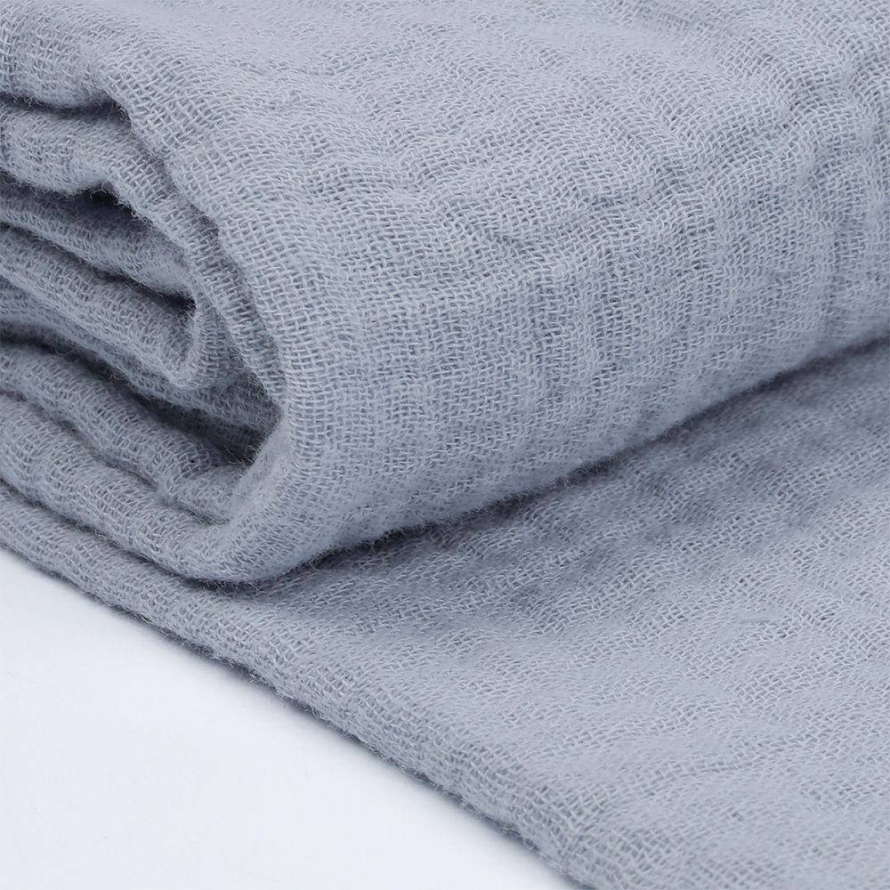 Муслин 125 г/м², 130 см / 2 метра, TBY.Mus.24723.54.2, цв.54 св.серый