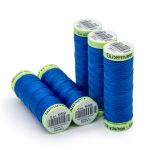 Нитки для тонких тканей Gutermann Extra Fine 150, 200м, 959 голубой королевский, 5 катушек