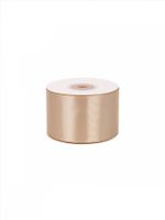 Лента атласная 1-сторонняя 50.0 мм / 22.5±1 метра, 3009 бежевый, Magic4Hobby