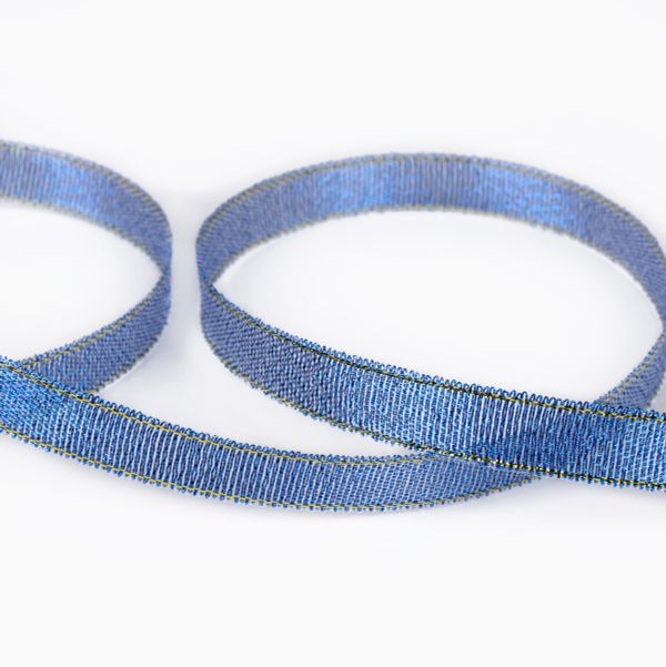 Тесьма металлизированная 10 мм, MRC-10, 33 м, 094 василек, Blitz