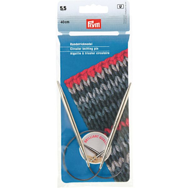 Спицы круговые Prym ⌀5,5 мм, 40 см, S090371