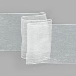 Лента капроновая (органза) 50.0 мм, 22.86 м, 01 белый