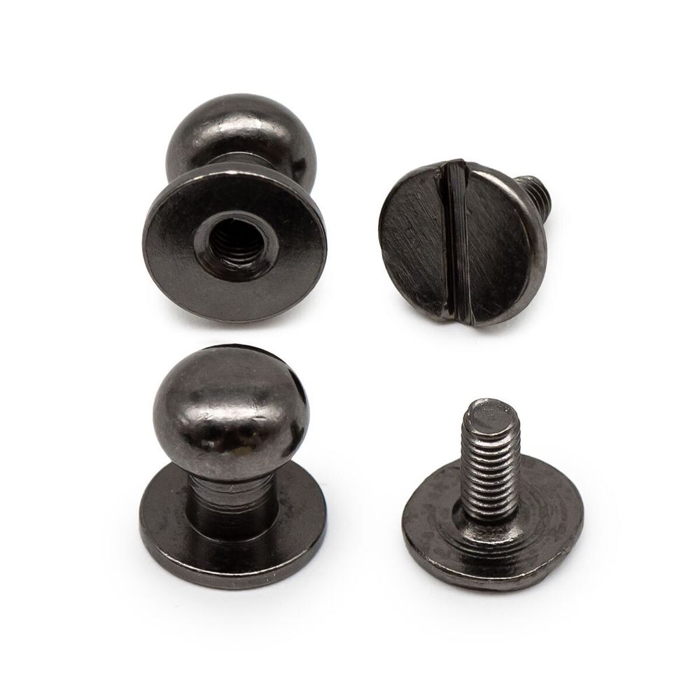 Винт кобурный металл ⌀7,5 мм чер.никель, 20 шт