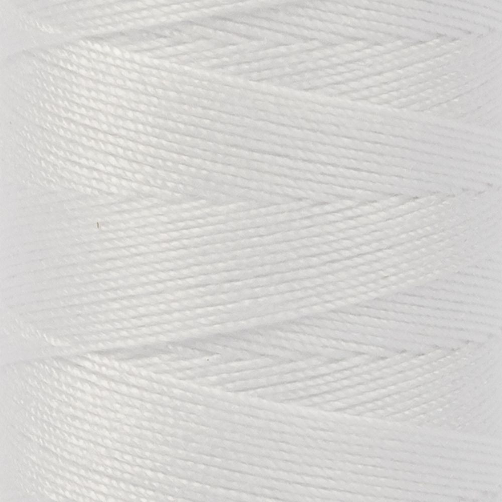 Нитки швейные джинсовые Gamma 20s/2, 183 м / 10 кат, 001 белый