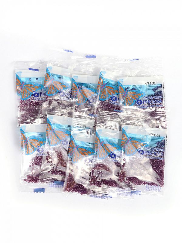 Бисер Preciosa 10/0 (2.3 мм), 50 г (10х5 г), цв. 17125