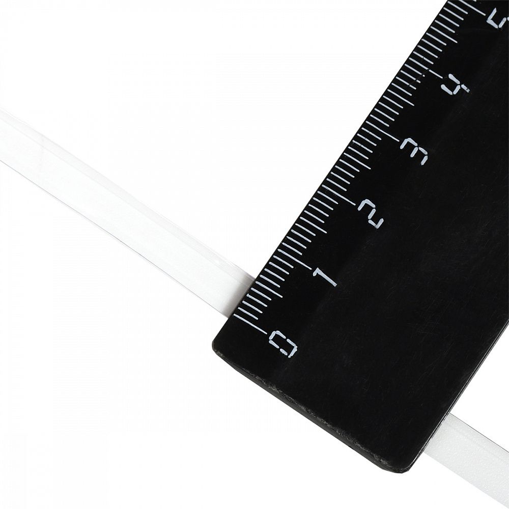 Резинка силиконовая (лента) 6.0 мм / 50 метров, толщ. 0.24.0 мм, блестящая, 38000