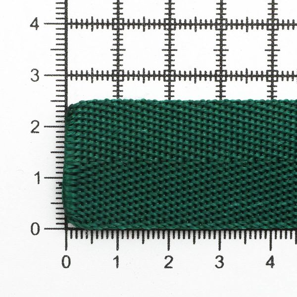 Стропа (ременная лента) 25 мм / 5х2.5 метра, толщ. 1.0 мм, [15.1 г/пог.м], 100% п/п, 37 малахит