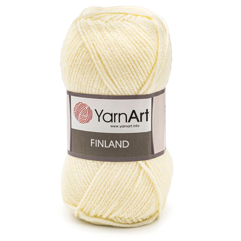 Пряжа YarnArt (ЯрнАрт) Finland / уп.5 мот. по 100 г, 200м, 851 молочный