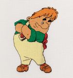 Набор для вышивания нитками Klart, Союзмультфильм. Карлсон, 11х15 см