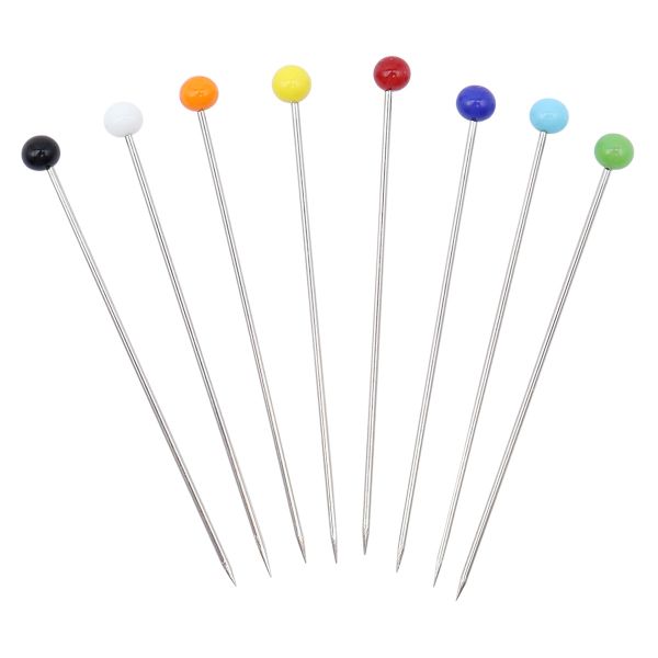 Булавки портновские в пластиковой коробочке 50 шт, 38мм, 2AR088-1