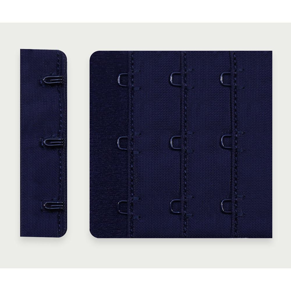 Застежки для бюстгальтера текстильные 3х3, 57 мм, 25 шт, 061 т.синий, Arta