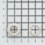 Люверсы металл ⌀_9.2 мм (внутр.), №24, сталь, никель, 100 шт, New Star