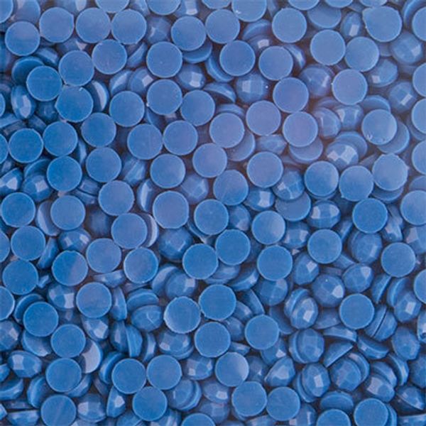 Стразы неклеевые акрил 2.5 мм, 100 г (10х10 г), /РП/, №3126 синий, Zlatka OZM