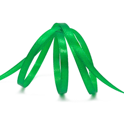 Лента атласная 1-сторонняя 6.0 мм / 22.86±1 метров, 092 зеленый, Globus