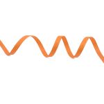 Лента репсовая (в рубчик) 6.0 мм, 046 т.оранжевый, уп.18,28 м