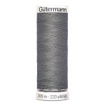 Нитки универсальные Gutermann Sew-all 100 (200 метров), 5 кат. | 496 серо-стальной