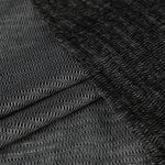 Дублерин трикотажный 80 г/м², 150 см / 100 метров, 132 TD/BK черный, IdealTex