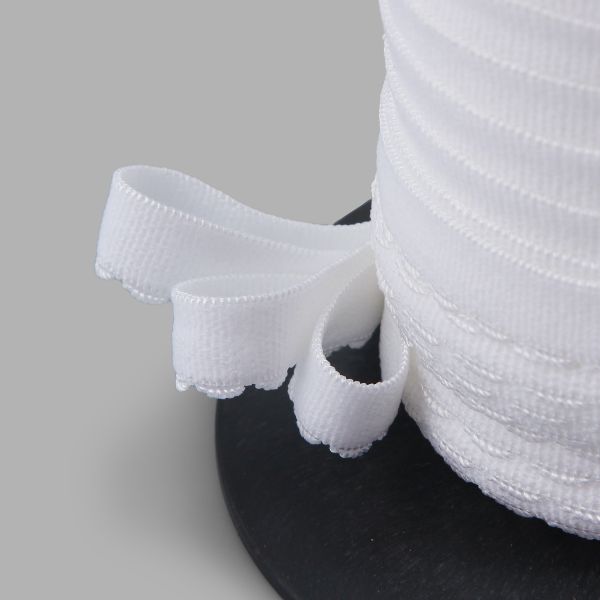 Резинка бельевая (отделочная) становая 12.0 мм / 50 метров, белый, (МЛ175.012/1)