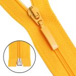 Молния спираль (витая) Arta Т5 (5 мм) 1 зам., разъем., 40 см, цв. 506 желтый, уп.5 шт