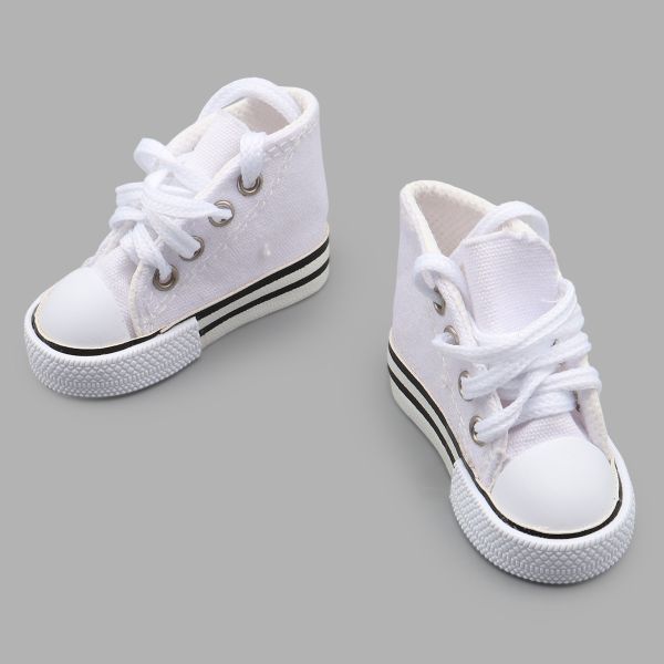 Кеды для кукол 7.5х4.8х3.5 см, 1 пара, цв. белый, Astra&Craft, SH-0072