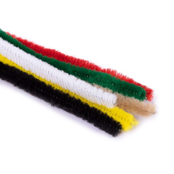 Проволока шенил ⌀0.6х30 см, 30 шт, ассорти, Hobbius SKPZ-6