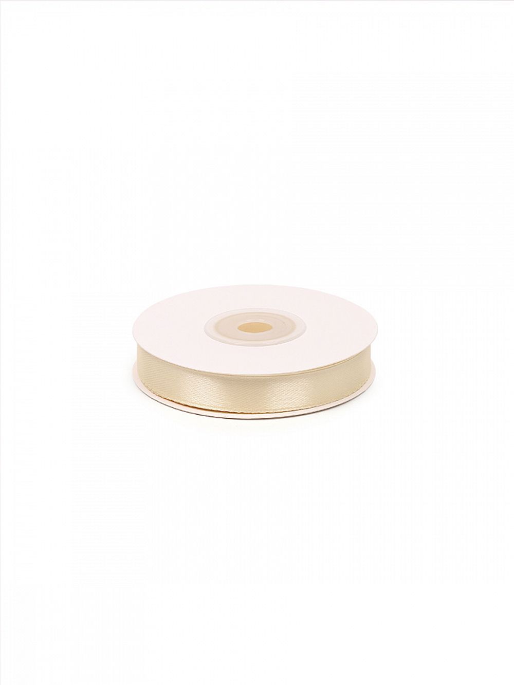 Лента атласная 1-сторонняя 12.0 мм / 22.5±1 метра, 3004 св.кремовый, Magic4Hobby